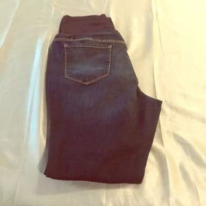 Full panel skinny maternity jeans